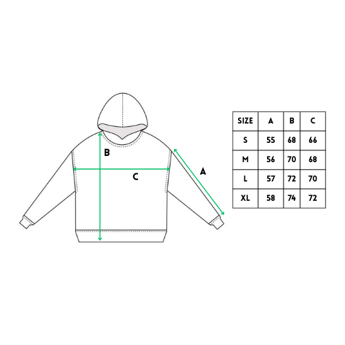 COURT HOODIE GREY